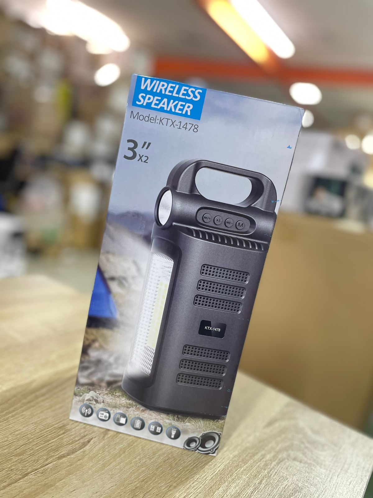 Miniatura 2 de PARLANTE LINTERNA SPEAKER KTX-1478